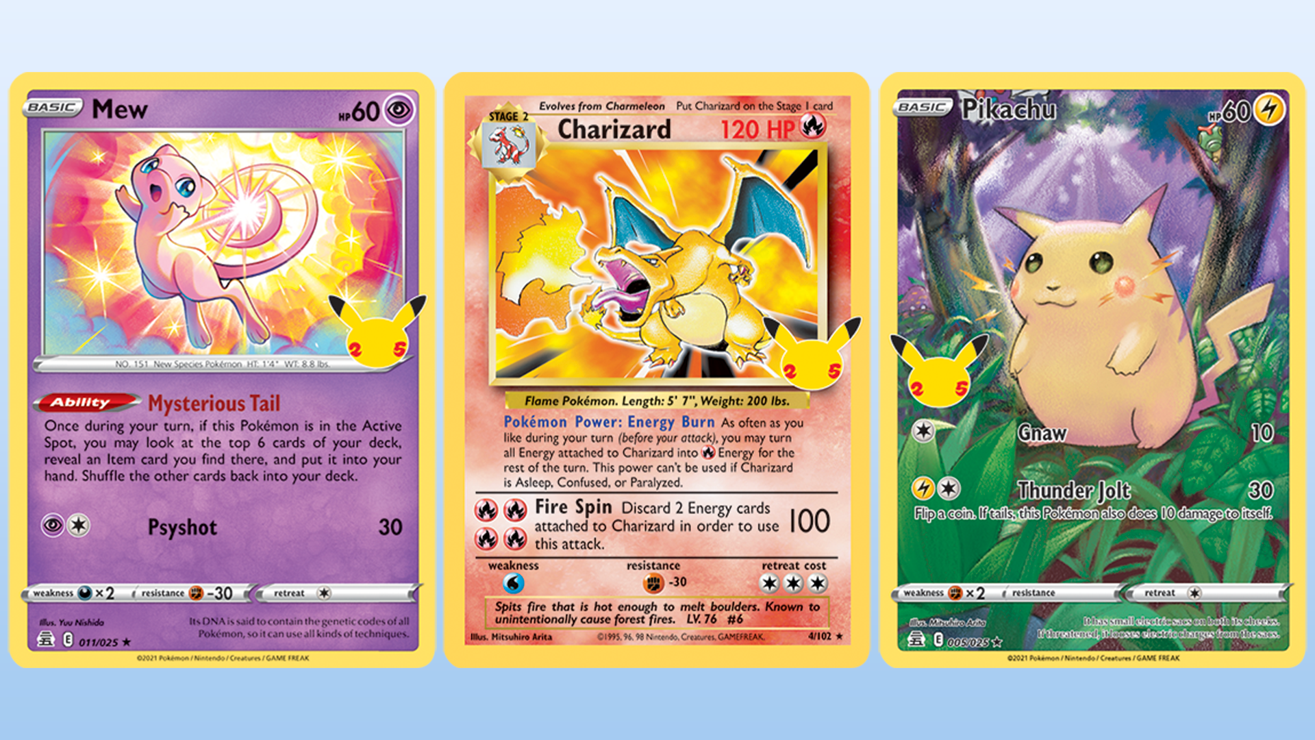 Pokémon TCG Celebrations is out today, featuring remakes of 25 classic